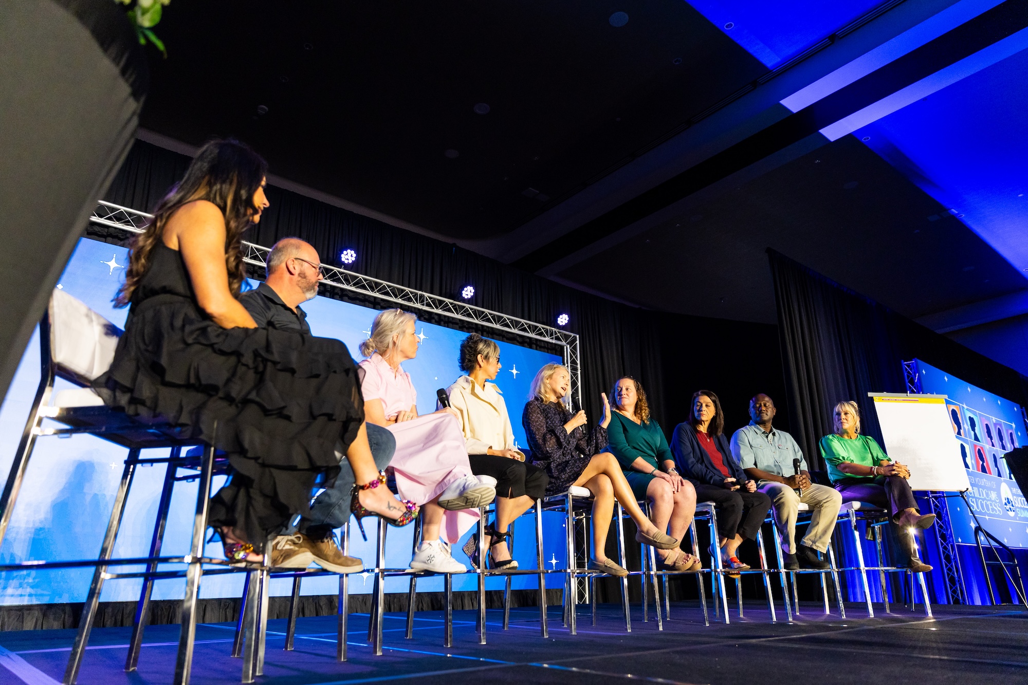 Childcare business owners connecting at The Child Care Success Summit